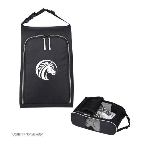  Crosstown Side Mesh Black Shoe Bag - Bronco