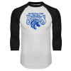 Thumbnail image for  White/Black Raglan Baseball T Shirt