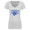 Thumbnail image for  Next Level Womens White Ideal V Tee