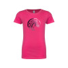 Thumbnail image for  Next Level Girls Fuchsia Fashion Fit T Shirt