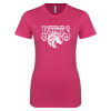 Thumbnail image for  Next Level Womens Fuchsia Boyfriend Tee