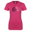 Thumbnail image for  Next Level Womens Fuchsia Boyfriend Tee