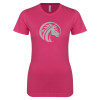 Thumbnail image for  Next Level Womens Fuchsia Boyfriend Tee