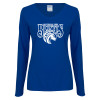 Thumbnail image for  Womens Royal Long Sleeve V Neck Tee 