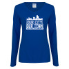 Thumbnail image for  Womens Royal Long Sleeve V Neck Tee 