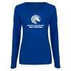 Thumbnail image for  Womens Royal Long Sleeve V Neck Tee 