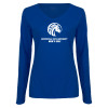 Thumbnail image for  Womens Royal Long Sleeve V Neck Tee 