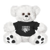 Thumbnail image for  Plush Big Paw 8 1/2 inch White Bear w/Black Shirt