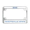 Thumbnail image for  Metal Motorcycle License Plate Frame in Chrome