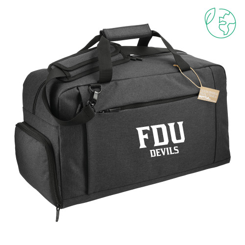 FDU Devils Aft Recycled PET 21 Inch Charcoal Duffel