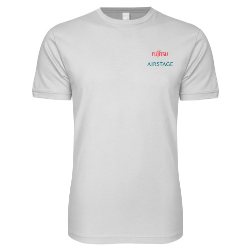  Next Level White SoftStyle T Shirt - Fujitsu Airstage Vertical