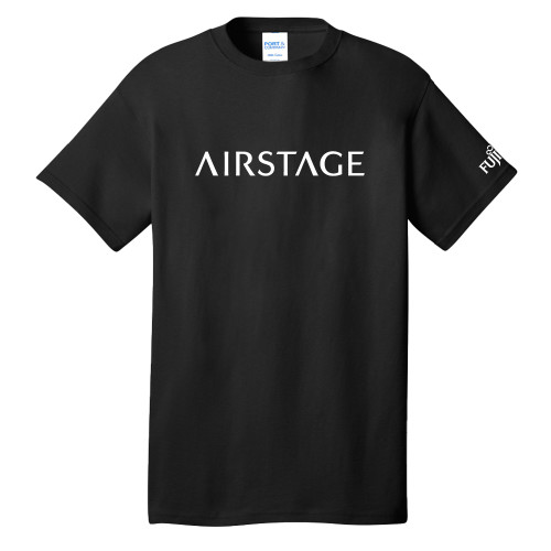  Extended Black T Shirt - Fujitsu Airstage Vertical