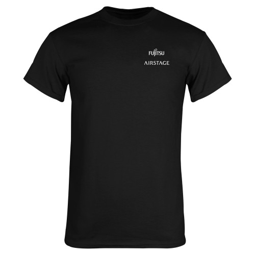  Black T Shirt - Fujitsu Airstage Vertical