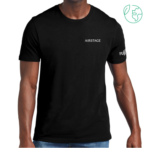  Allmade Black Organic Cotton Tee - Fujitsu Airstage Vertical
