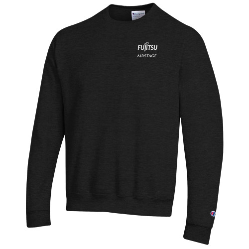  Champion Black Fleece Crew - Fujitsu Airstage Stacked