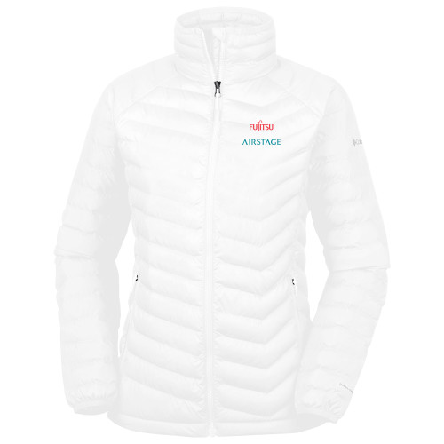  Columbia Womens White Powder Lite Jacket - Fujitsu Airstage Vertical
