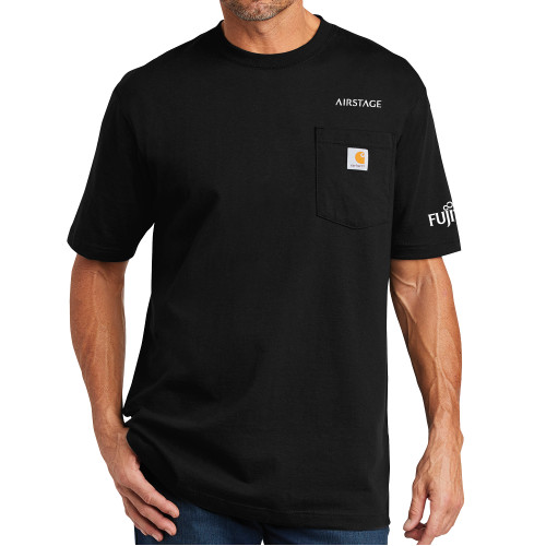  Carhartt Workwear Black Pocket T Shirt - Fujitsu Airstage Vertical
