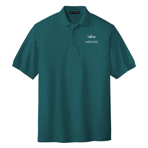  Teal Silk Touch Polo - Fujitsu Airstage Vertical
