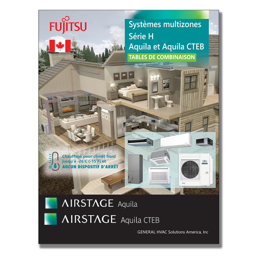 Aquila R 32 Multi Zone Combination Tables 4 page French Canadian Brochure