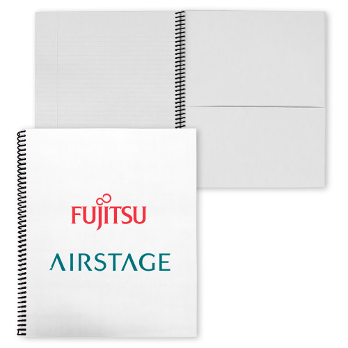  College Spiral Notebook w/Black Coil - Fujitsu Airstage Vertical