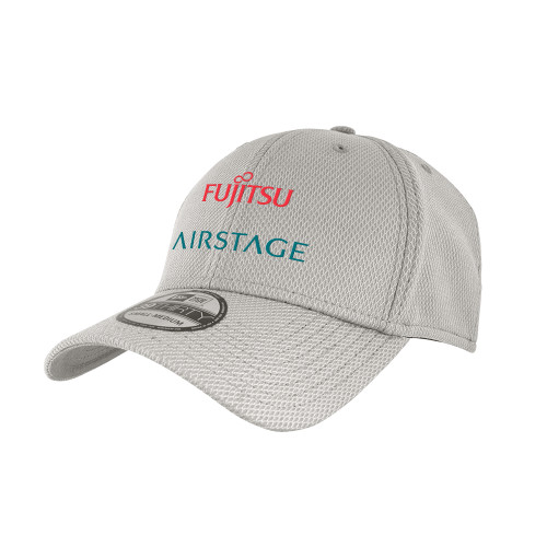  New Era Light Grey Diamond Era 39Thirty Stretch Fit Hat - Fujitsu Airstage Vertical