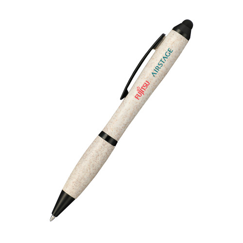  Nash Wheat Straw Ballpoint Beige Stylus Pen - Fujitsu Airstage Horizontal