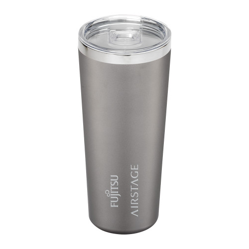  Thor Vacuum Insulated Grey Tumbler 22oz - Fujitsu Airstage VerticalEngraved