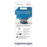 33.5 x 80 Vertical Banner including Silver Retractable Banner Stand-Renovation