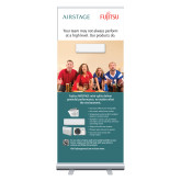 33.5 x 80 Vertical Banner including Silver Retractable Banner Stand-Sports