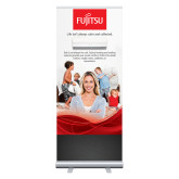 33.5 x 80 Vertical Banner including Silver Retractable Banner Stand-Consumer-Cool Life