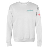 Bella + Canvas White Fleece Crew-Airstage