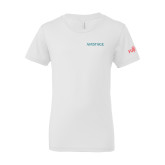 Bella + Canvas Youth White Jersey T Shirt-Airstage