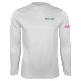 White Performance Long Sleeve Shirt-Airstage