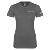 Next Level Womens Charcoal Boyfriend Tee-Airstage