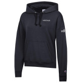 Champion Womens Black Powerblend Pullover Hood-Airstage