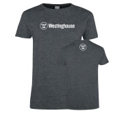 Fujitsu Womens Dark Heather Short Sleeve Tee-Westinghouse