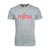 Fujitsu Next Level Heather Grey SoftStyle T Shirt-Fujitsu