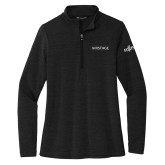 TravisMathew Womens Black Crestview 1/4 Zip-Airstage