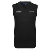 Black VNeck Sweater Vest-Airstage