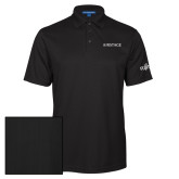 Black Performance Fine Jacquard Polo-Airstage