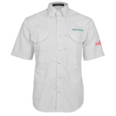 White Fishing Shirt Performance Short Sleeve-Airstage