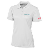 C&B Womens White Clique Ice Pique Polo-Airstage