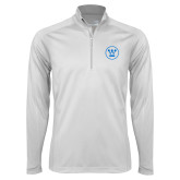 Fujitsu Syntrel White Interlock 1/4 Zip-Westinghouse Icon