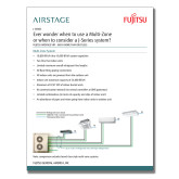 Airstage J Series vs Multi zone Application 2 page Sell Sheet-