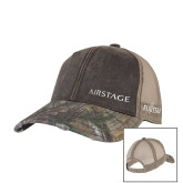 Realtree Edge Brown Mesh Back Structured Hat-Airstage