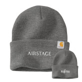 Carhartt Heather Grey Knit Beanie w/Cuff-Airstage