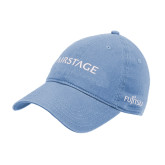 Light Blue Unstructured Adjustable Low Profile Hat-Airstage