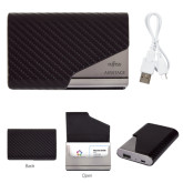 UL Listed Two in One Zeus Power Bank w/ Card Holder-Fujitsu Airstage Vertical Engraved