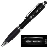 LIGHT UP LOGO Black Stylus Pen-Fujitsu Airstage Horizontal