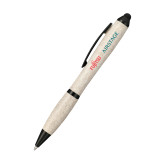 Nash Wheat Straw Ballpoint Beige Stylus Pen-Fujitsu Airstage Horizontal